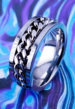 CRW Silver Spinner Ring