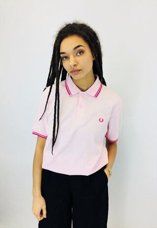 VINTAGE PINK FRED PERRY POLO