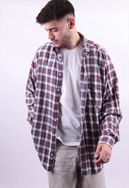 Vintage Tommy Hilfiger Checked Shirt in Multicolour
