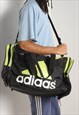 Vintage Adidas Large Weekend Holdall Bag Gym Black