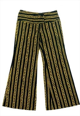 Dolce & Gabbana Trousers Vintage y2k Chain Print Design