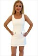 CHARLIZE WHITE CAPE & DRESS SE