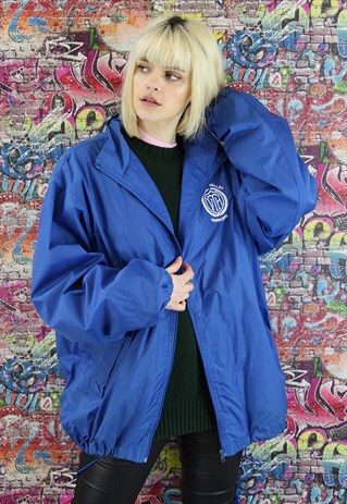 VINTAGE 90S SHELL JACKET/WINDBREAKER. UNISEX SPORTSWEAR.