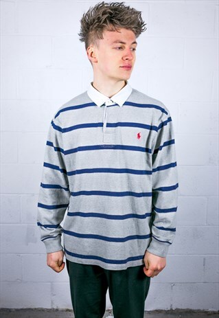 VINTAGE RALPH LAUREN RUGBY POLO SHIRT