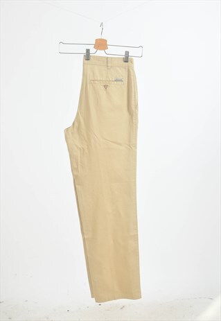 VINTAGE 90S PIERRE CARDIN TROUSERS IN BEIGE