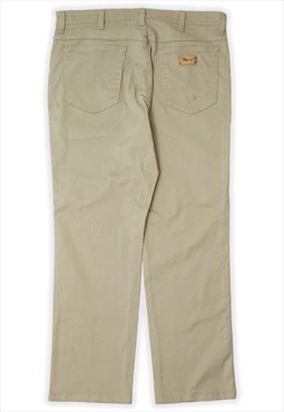 Vintage Wrangler Beige Trousers Mens