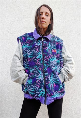 VINTAGE FLEECE OVERSIZED UNISEX DOUBLEFACE GILET