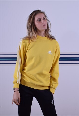 YELLOW ADIDAS SWEATSHIRT