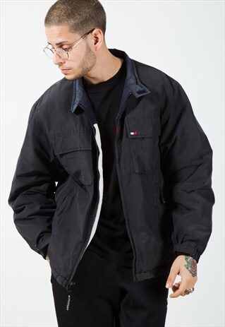 UNIQUE VINTAGE 80S TOMMY HILFIGER WINTER JACKET / S3639
