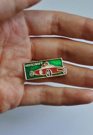VINTAGE CAR SPORT 80S METAL PIN