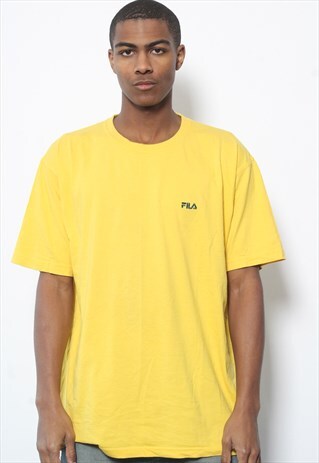 VINTAGE FILA T-SHIRT YELLOW
