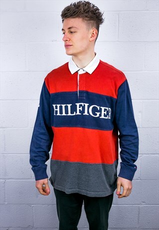 VINTAGE TOMMY HILFIGER RUGBY POLO SHIRT