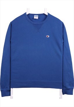 Vintage 90's Champion Sweatshirt Essential Crewneck Blue