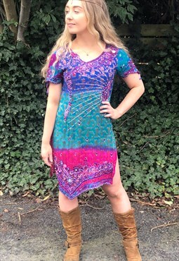 Vintage Sequinned Tunic Dress