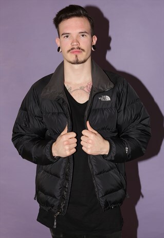 THE NORTH FACE BLACK PUFFA COAT
