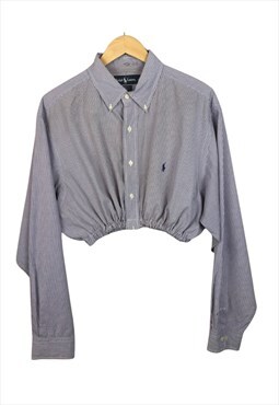 Vintage Ralph Lauren REWORKED Cropped Long Sleeved Shirt