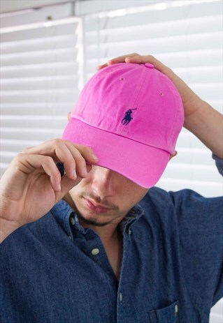 NEW POLO RALPH LAUREN BASEBALL CAP HAT LOGO 90S X 3.3