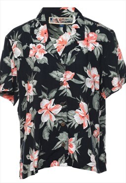 Vintage Floral Hawaiian Shirt - XL