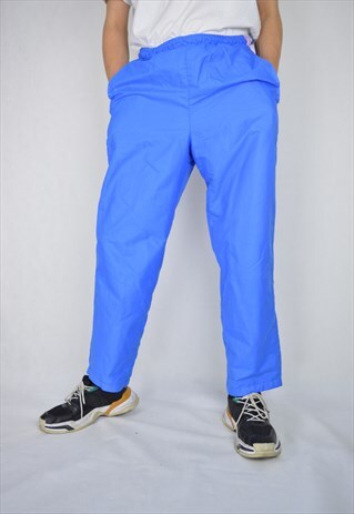 VINTAGE BLUE RAVE SPORTS JOGGERS