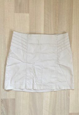 Cream Mini Skirt