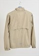 VINTAGE 00S UMBRO SHELL JACKET IN BEIGE