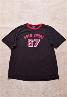 Vintage 90s Polo Sport Ralph Lauren Print T Shirt 