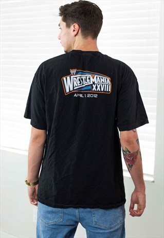 VINTAGE WRESTLING T-SHIRT LOGO XL 9