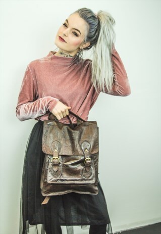 SOFT GREY LEATHER METROPOLITAN BACKPACK (LIMITED EDITION)