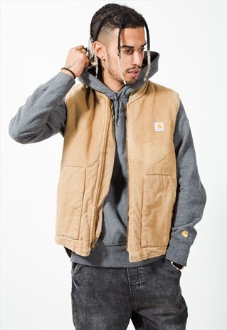 VINTAGE 80S CARHARTT GILET JACKET / S3104