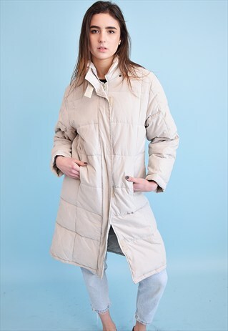 90'S RETRO SPORTS PUFFER PADDED NEUTRAL JACKET COAT