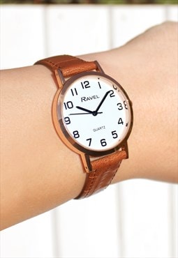 Classic Style Rose Gold Watch