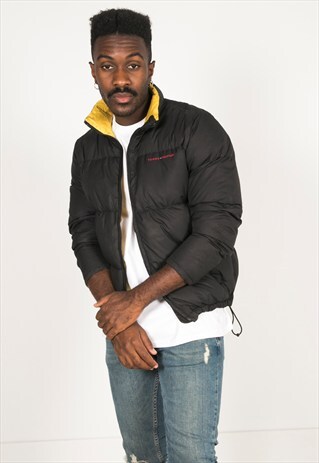 VINTAGE 80S USA TOMMY HILFIGER PUFFA JACKET / R228
