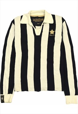 Vintage 90's Nike Sweatshirt Retro 1970s Juventus Black,
