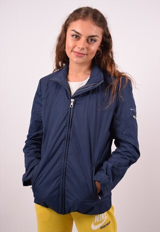 VINTAGE CHAMPION OVER JACKET NAVY BLUE