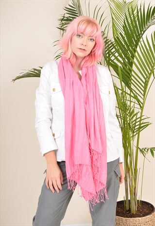 Y2K SCARF IN PINK