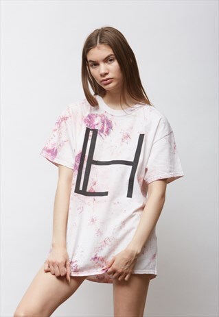HALLEY MAROON TIE DYE T-SHIRT