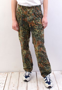 Vintage Men's W32 L32 German Army Pants Trousers Military Co