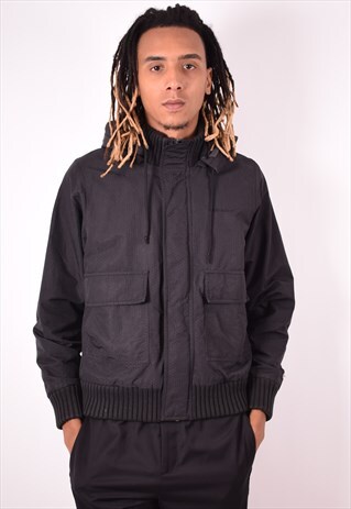 DICKIES MENS VINTAGE JACKET SMALL BLACK 90S