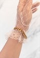 GOLD PLATED CURB CHAIN BRACELET WATERPROOF