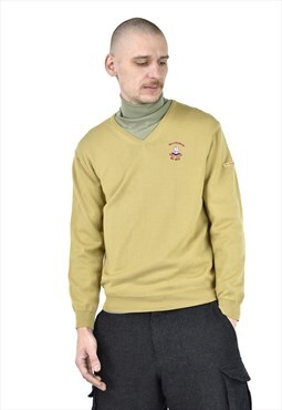 Vintage Burberry Golf V Neck Sweater Jumper