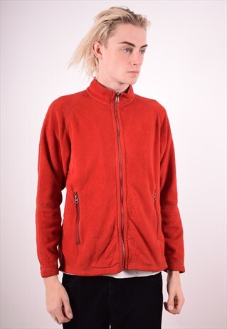 PATAGONIA MENS VINTAGE FLEECE JACKET SMALL RED 90S