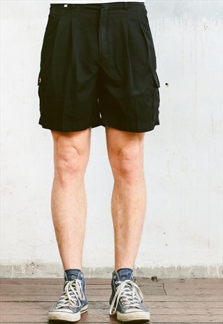 VINTAGE CAMEL CARGO SHORTS