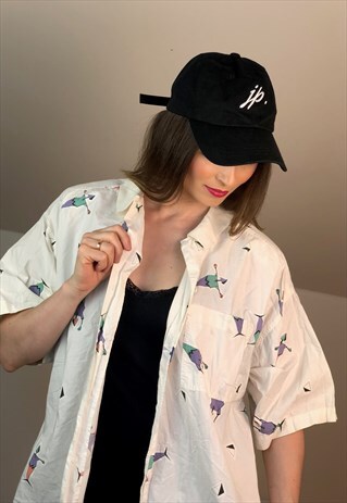 SPAIN FUNKY 90S BLACK 90S SHIRT EUROPE BLOUSE