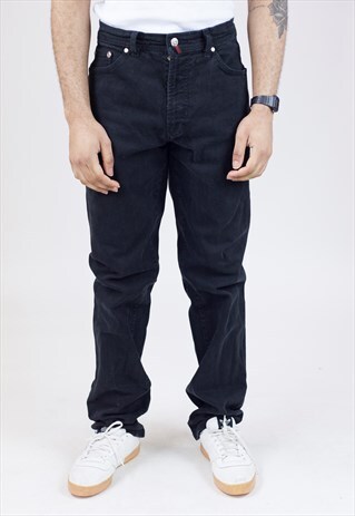 VINTAGE PIERRE CARDIN BLACK JEANS