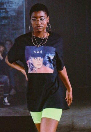PRINCESS NWA BLACK T-SHIRT