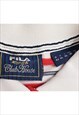 VINTAGE FILA CLUBHOUSE RED STRIPED POLO VEST WOMENS