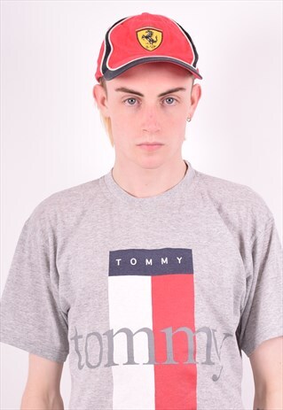 FERRARI MENS VINTAGE CAP ONE SIZE RED 90S