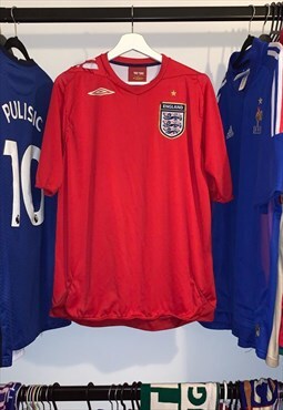 England 2006/08 Umbro Away Football Shirt Large