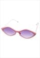 DIAMOND SHAPE SUNGLASSES FROM RECYCLED MATERIAL - CANDY PINK
