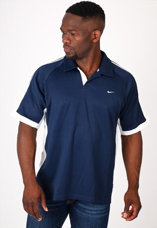 VINTAGE NIKE JERSEY POLO T-SHIRT NT1142